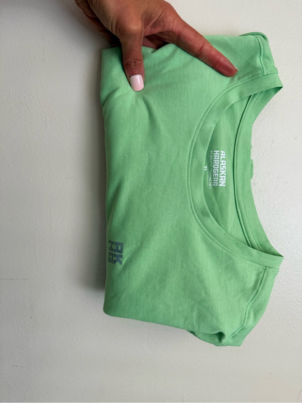 Duluth Trading Co Light Green women’s xl Short Sleeve Tee Alaskan hardgear